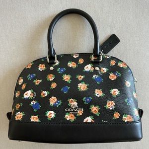 COACH floral handbag